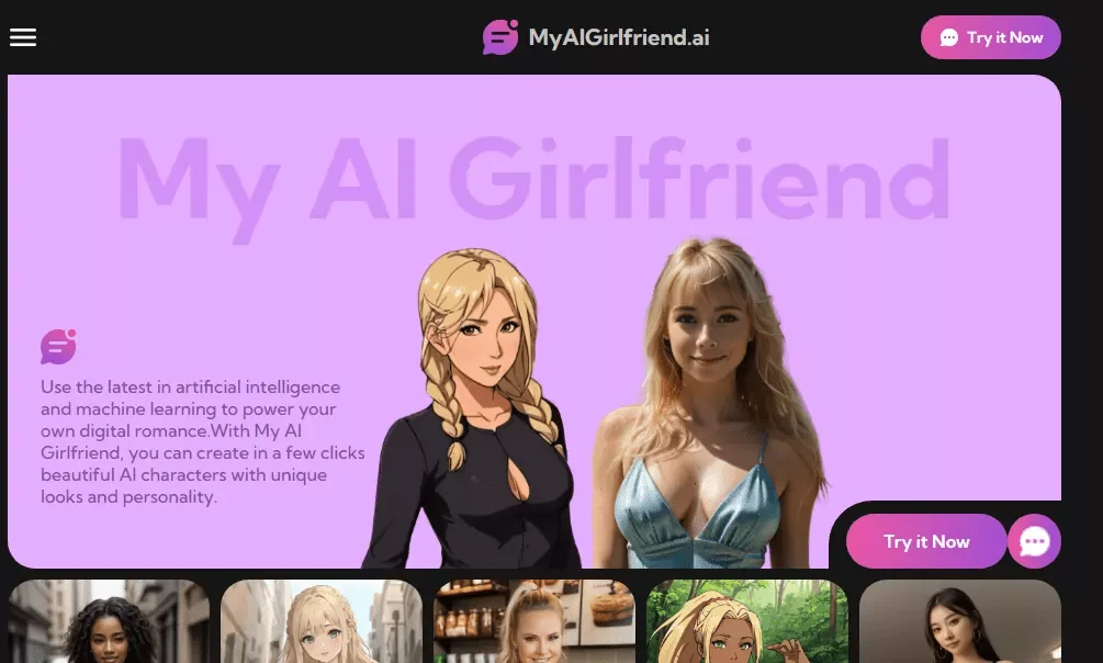 Эмоциональный чат с AI-компаньоном MyAIGirlfriend
